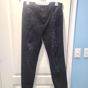 Women's American Bazi black skinny jeans size 10